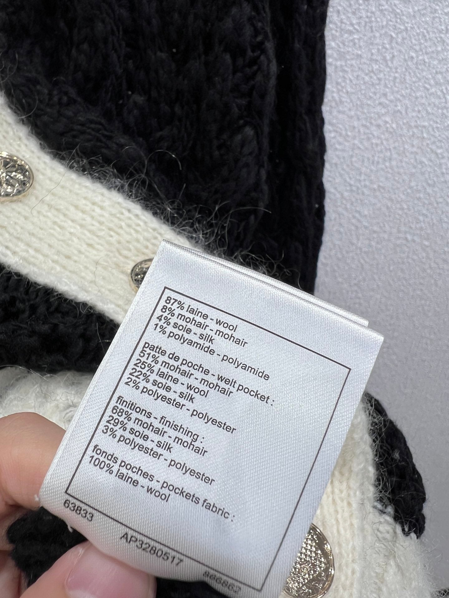 Chan 25fw Wool cardigan