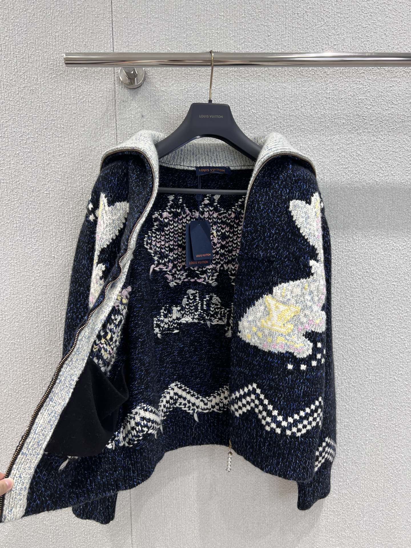 1ou 25fw jacquard jacket