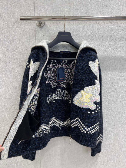 1ou 25fw jacquard jacket