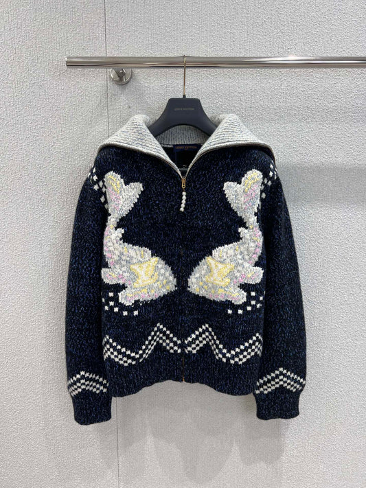 1ou 25fw jacquard jacket