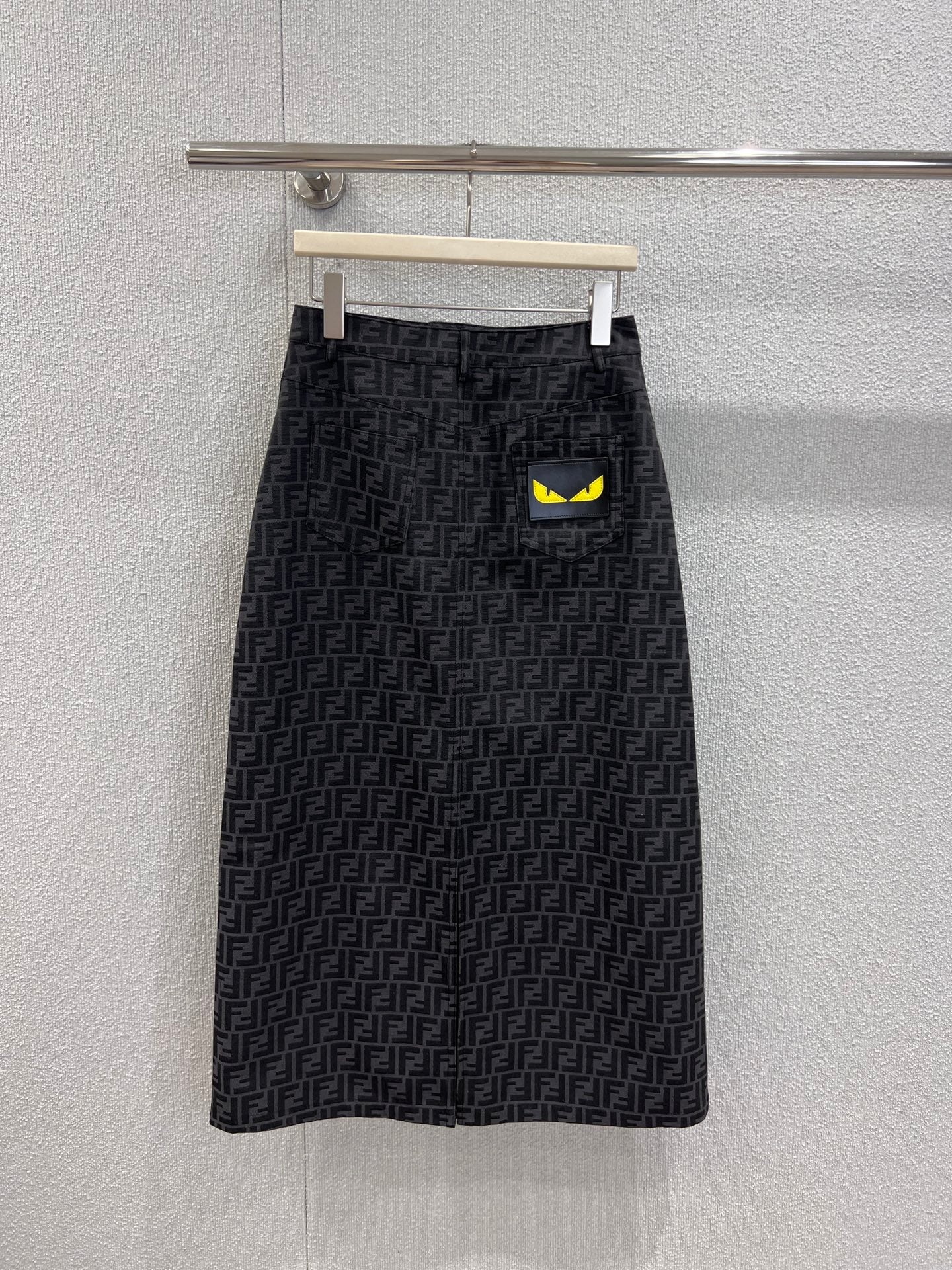 Fen 25fw jacquard A-line skirt