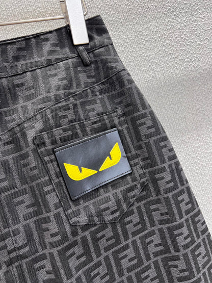 Fen 25fw jacquard A-line skirt