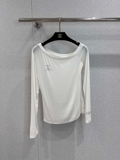 Chan 25fw off-shoulder top