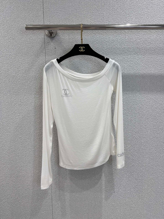 Chan 25fw off-shoulder top