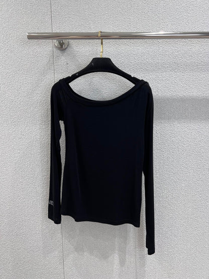 Chan 25fw off-shoulder top