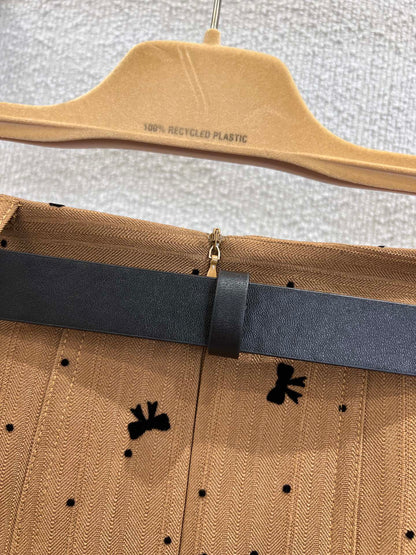 Miu 25ss pleated skirt