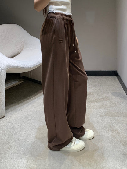 Miu 25fw drawstring casual pants