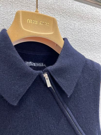 Miu 25fw knitted vest