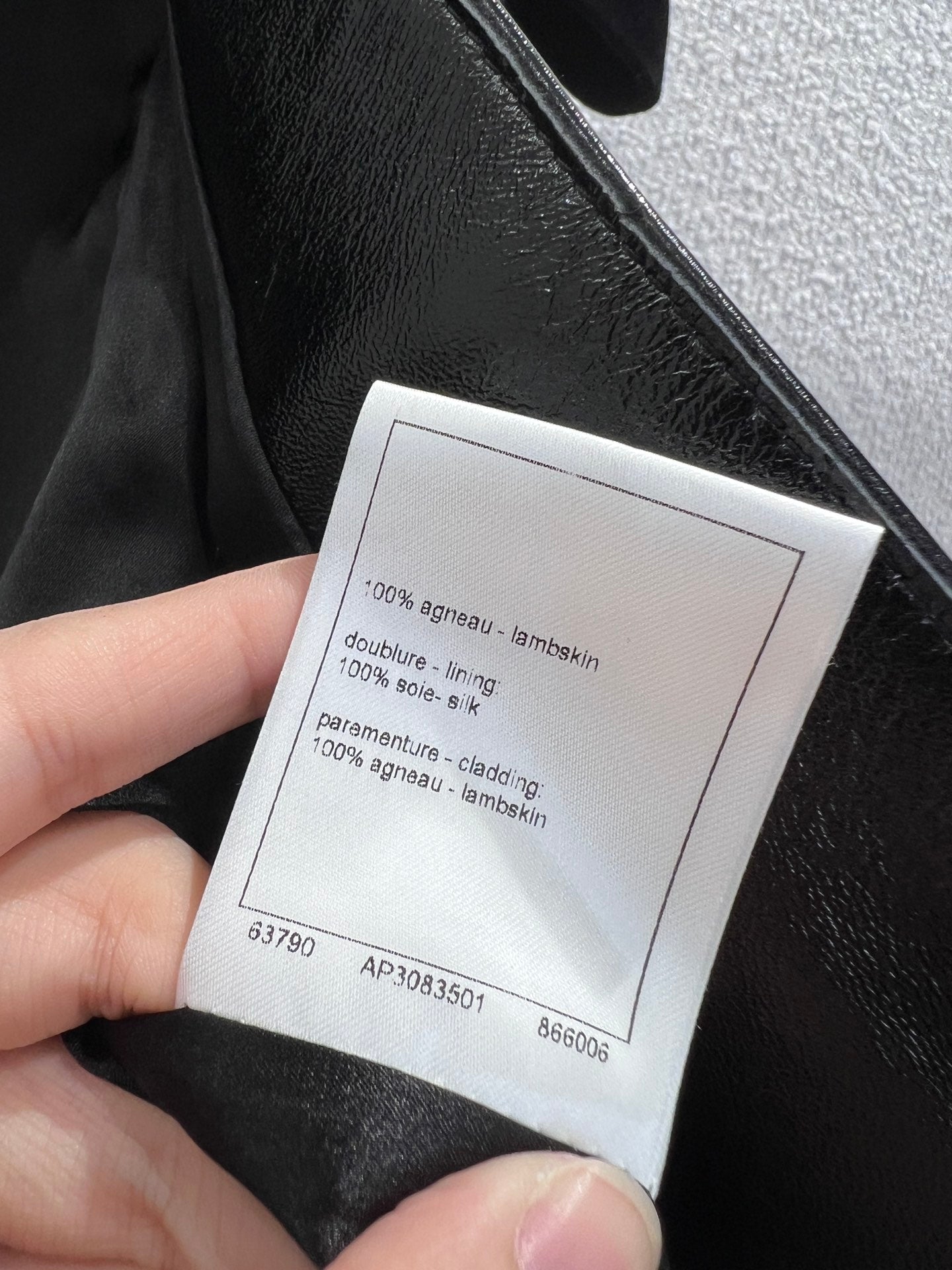 Chan 25fw leather vest