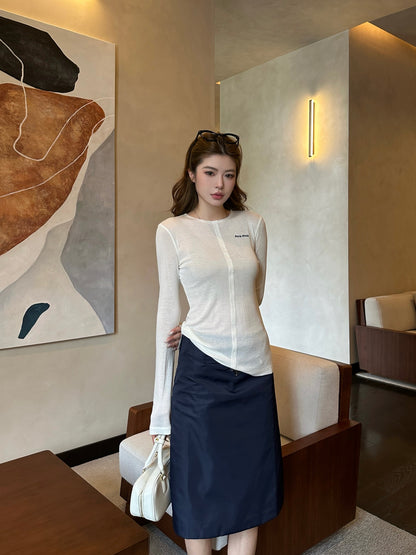 Miu 25fw base layer shirt