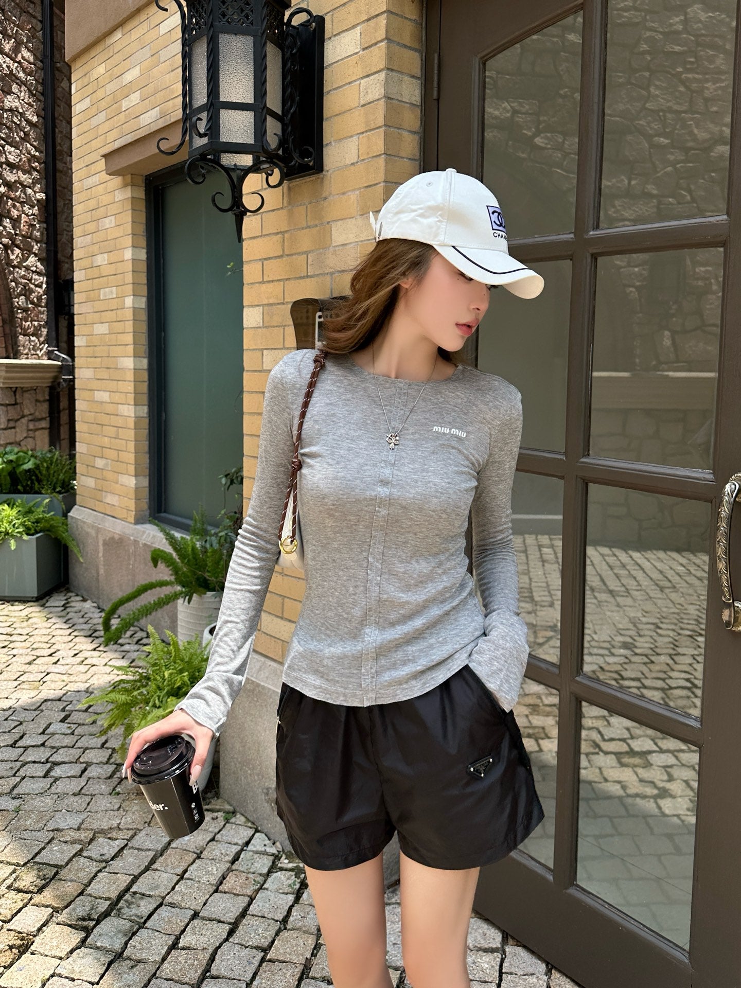 Miu 25fw base layer shirt