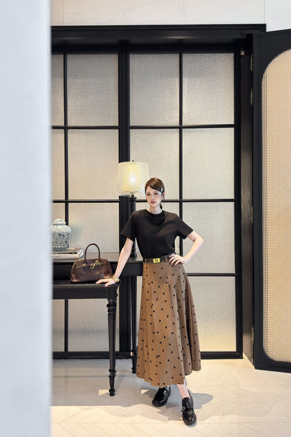 Miu 25ss pleated skirt