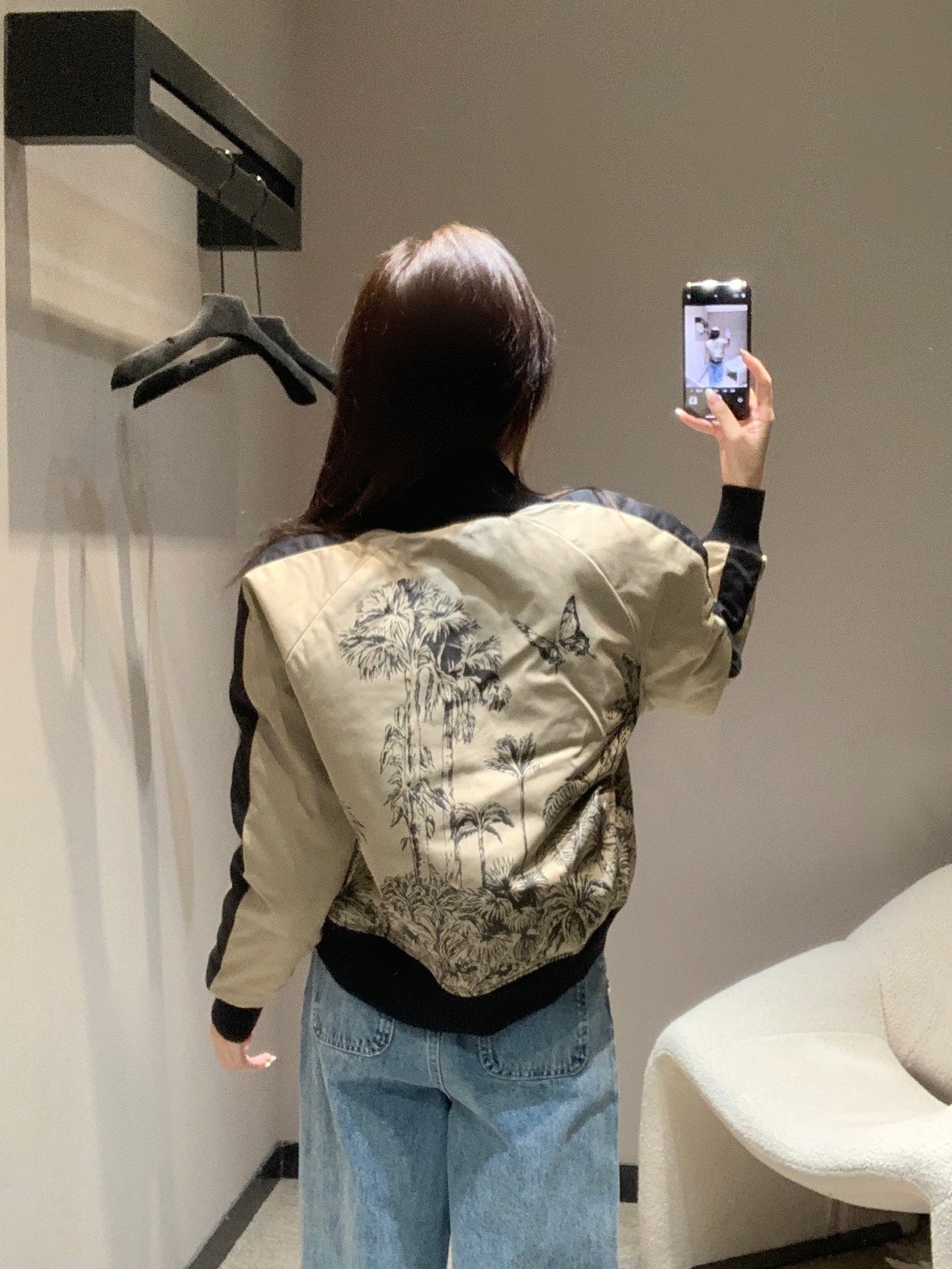 CD 25fw printed jacket