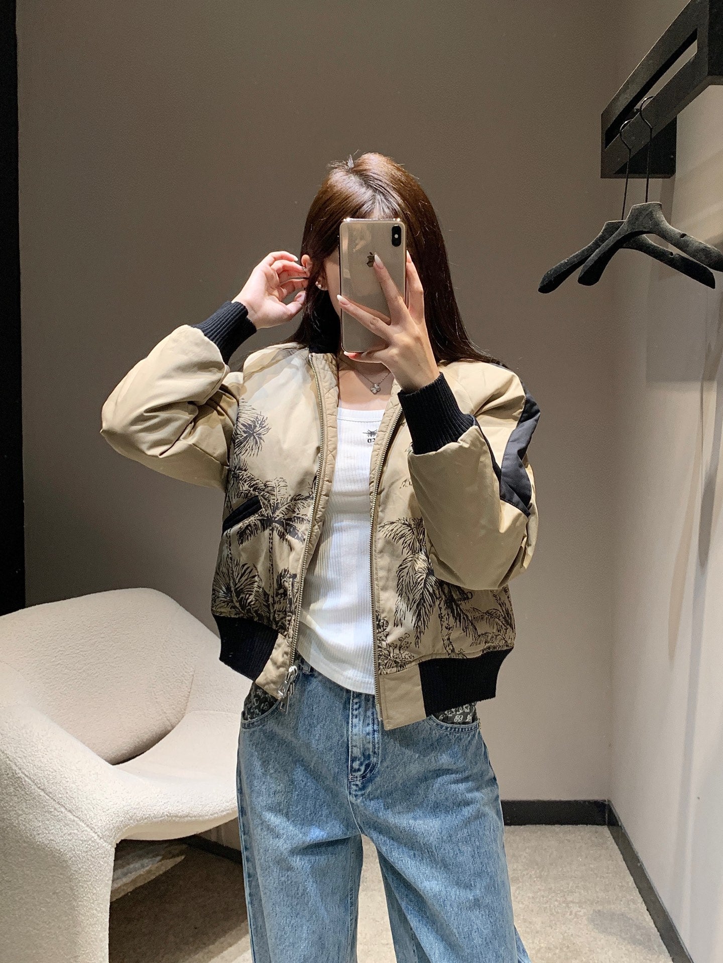 CD 25fw printed jacket
