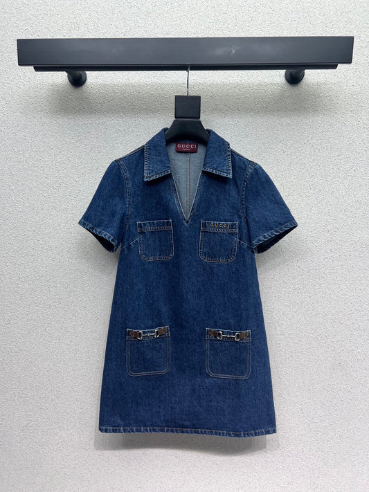 Guc 25ss denim dress