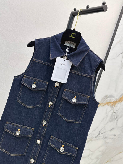 ch 25ss denim vest