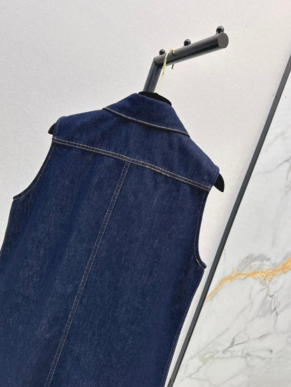ch 25ss denim vest