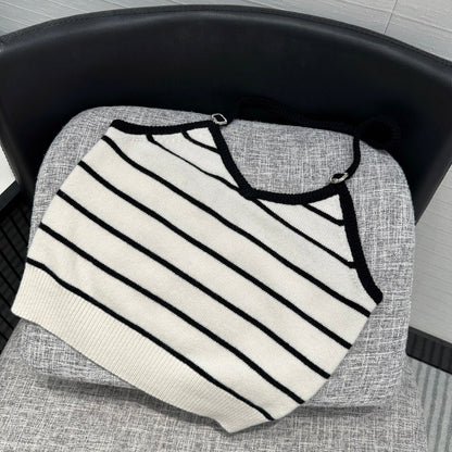 ch 25ss knitted vest