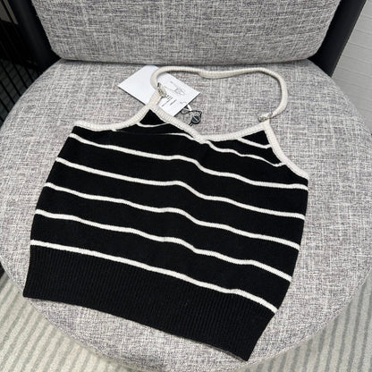 Ch 25ss knitted vest