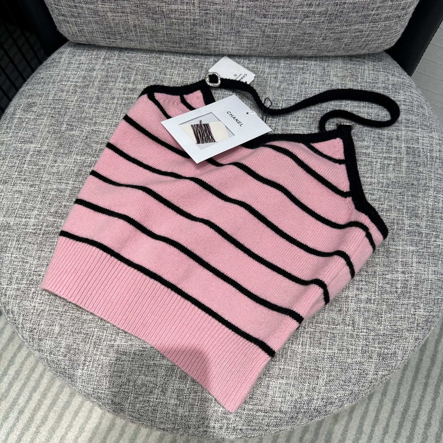 ch 25ss knitted vest