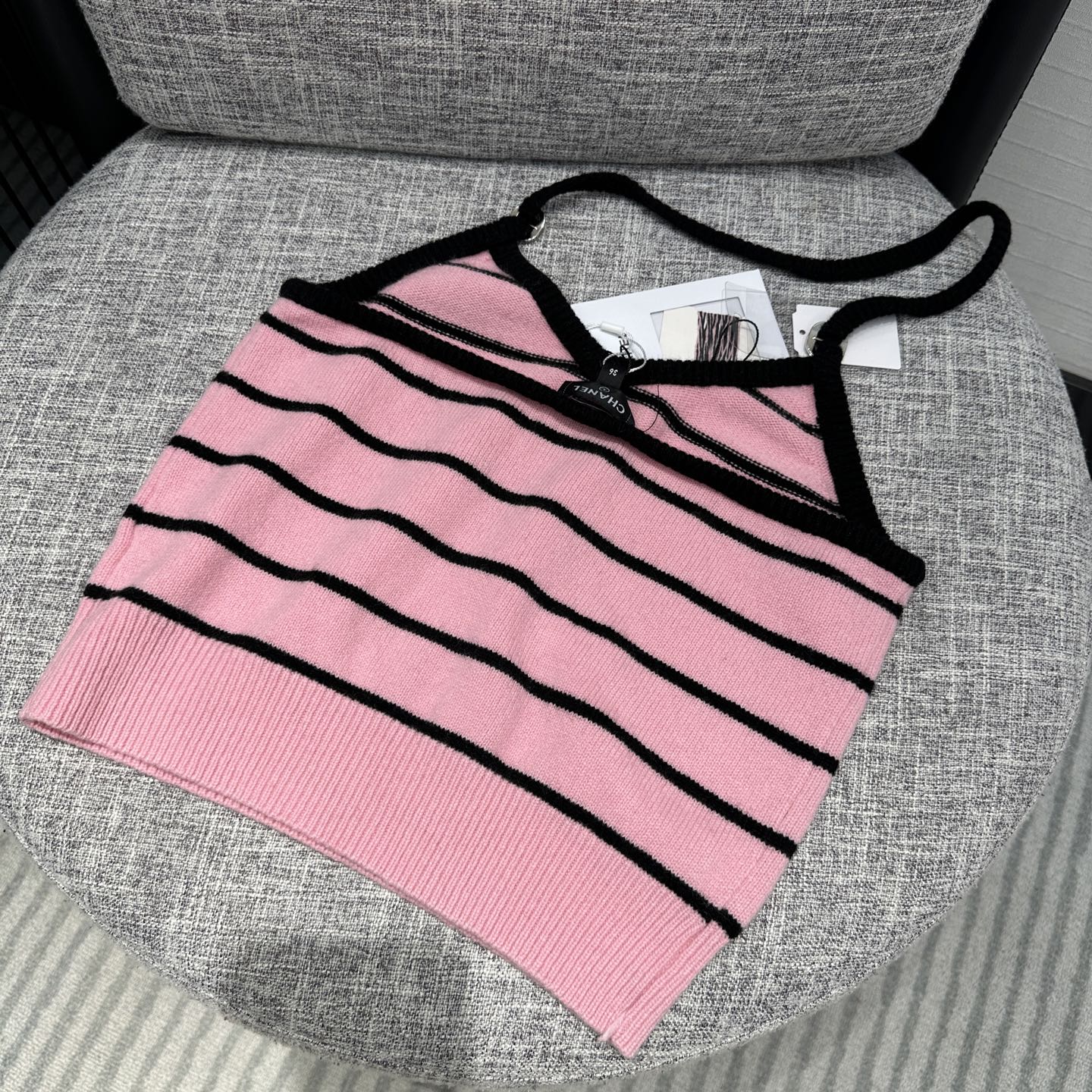 ch 25ss knitted vest