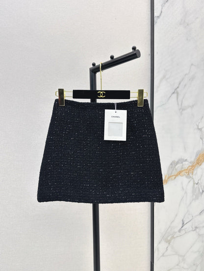 Ch 25ss rhinestone short skirt