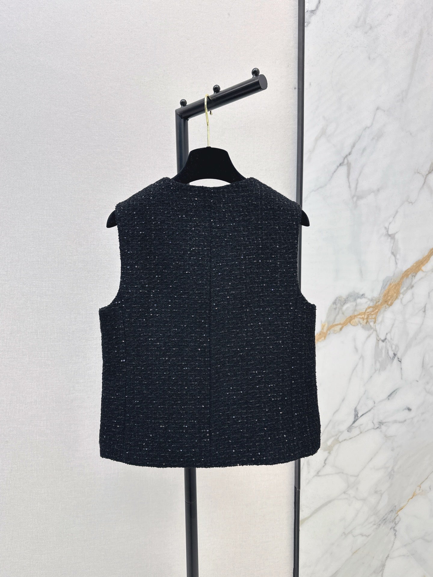 Ch 25ss rhinestone vest