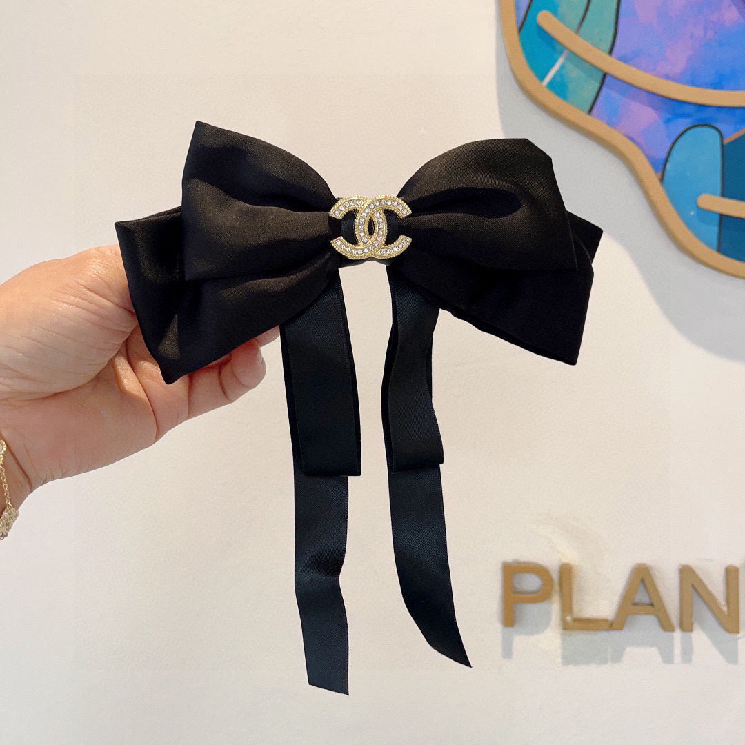 ch bow hair clips