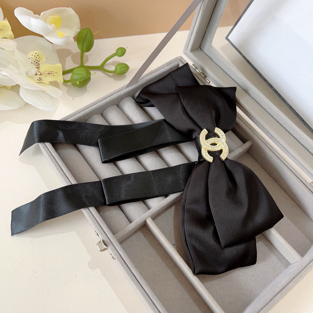 ch bow hair clips