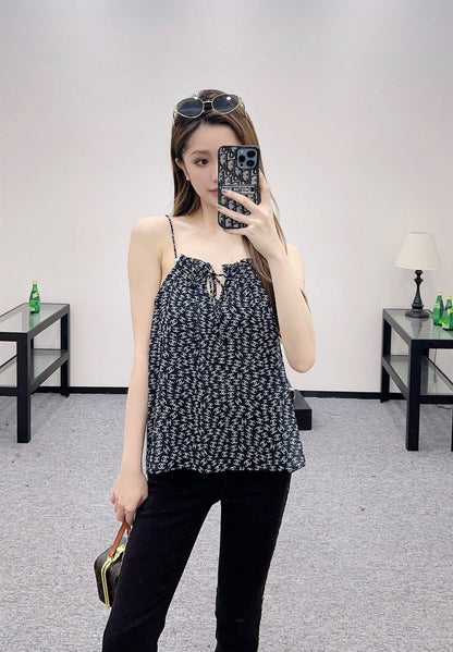 Ch 25ss satin printed camisole