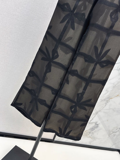 Ch 25ss Silk wide leg pants