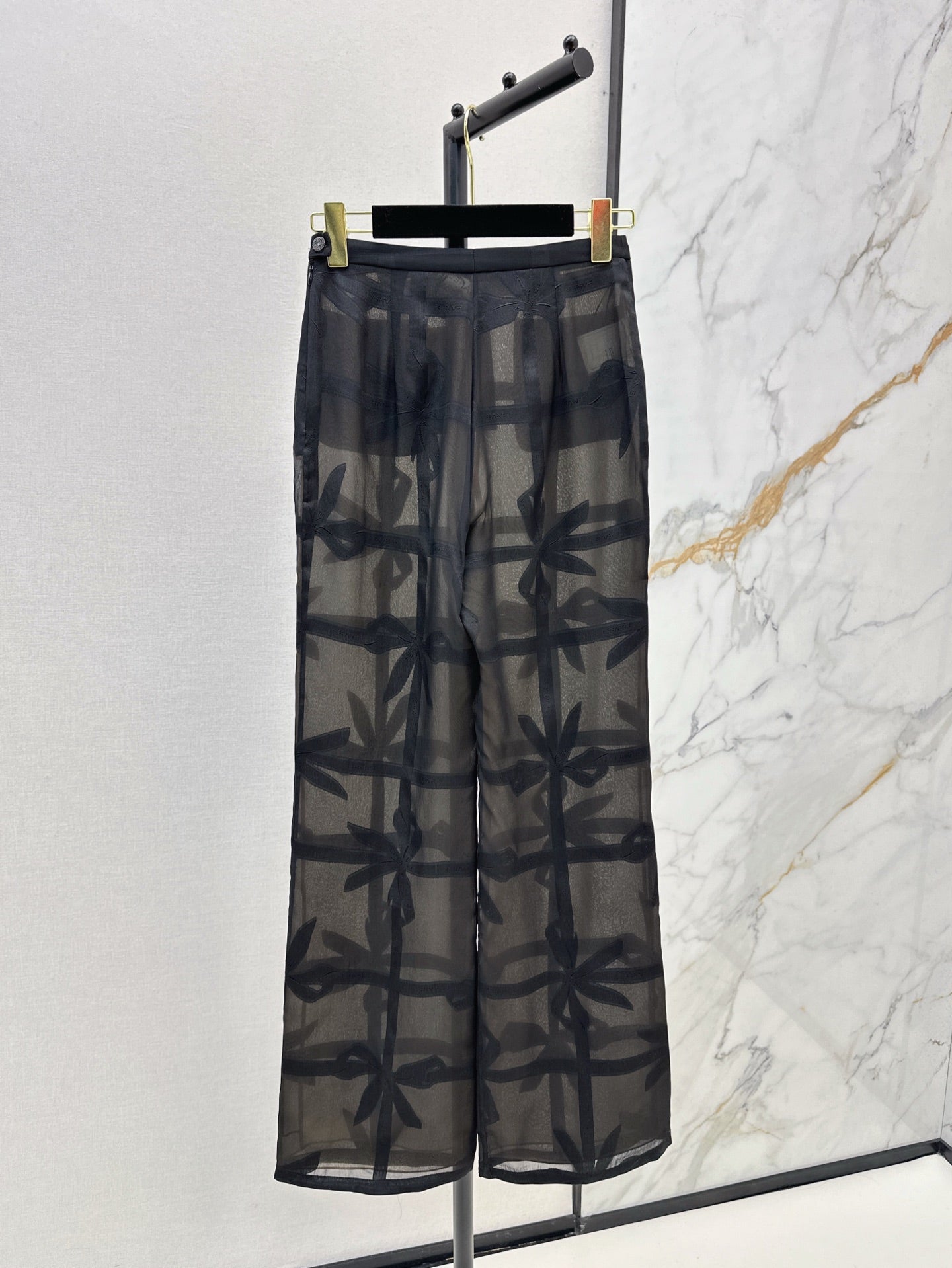 Ch 25ss Silk wide leg pants