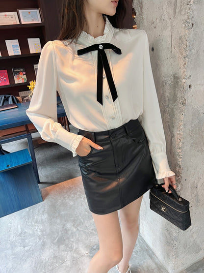 ch 25ss ruffle shirt