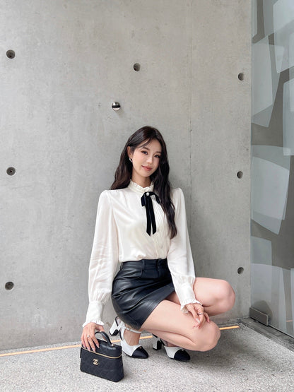 ch 25ss ruffle shirt