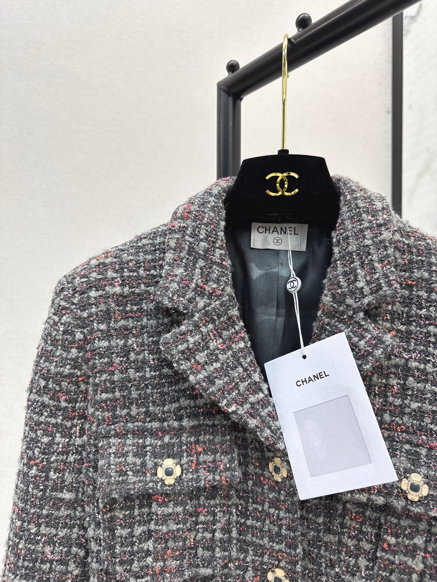 Ch 25ss woven belt jacket