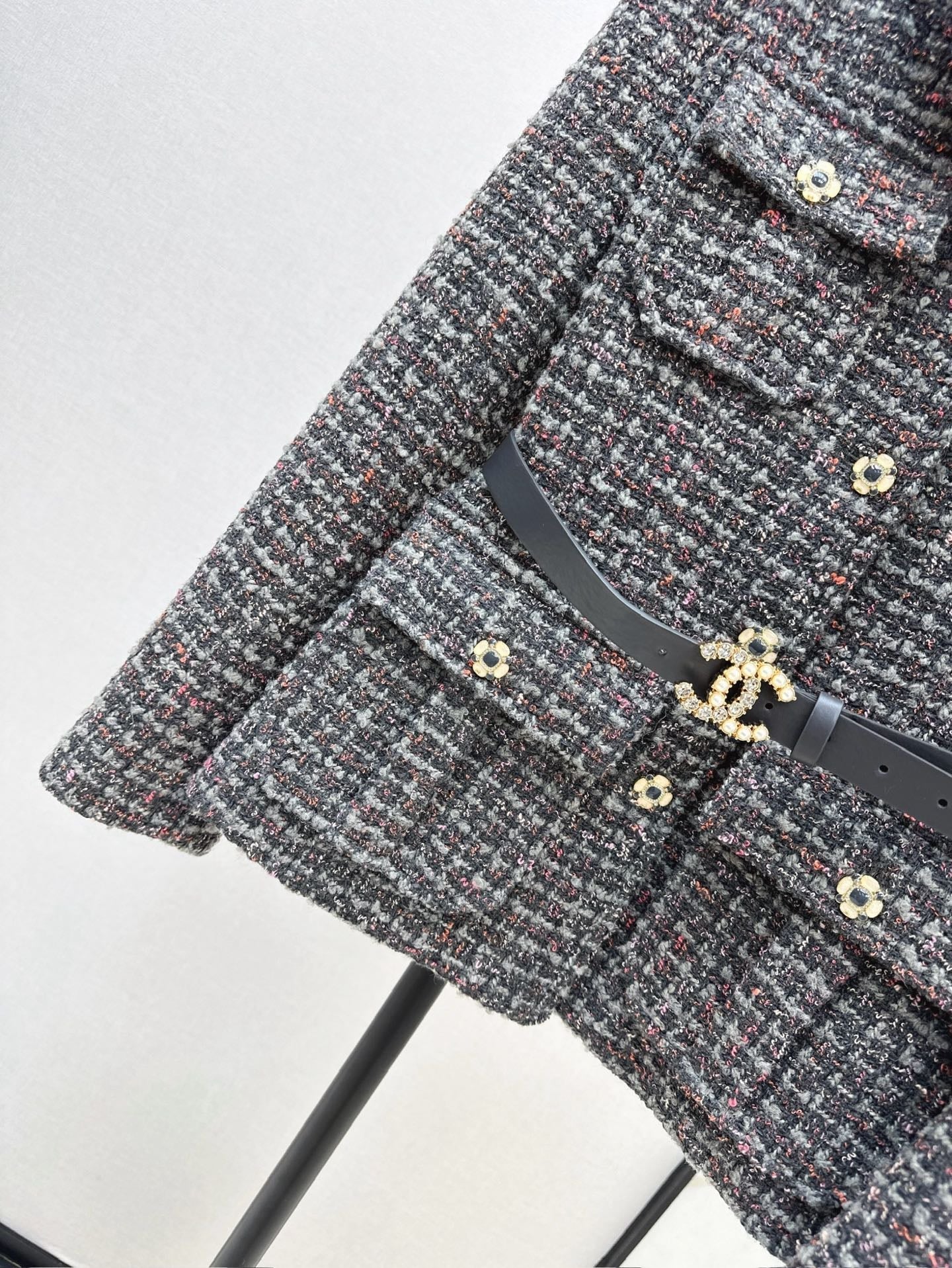 Ch 25ss woven belt jacket