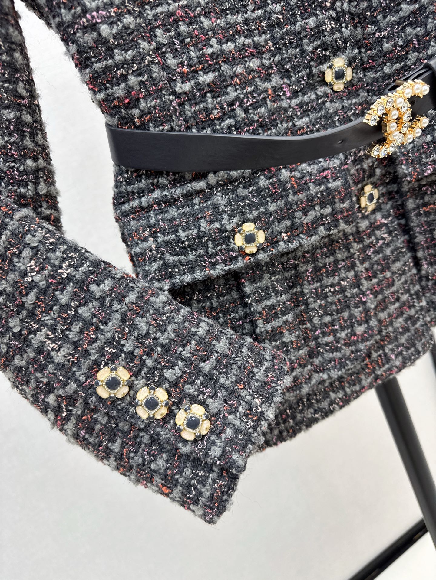 Ch 25ss woven belt jacket