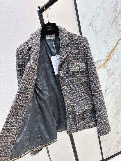 Ch 25ss woven belt jacket