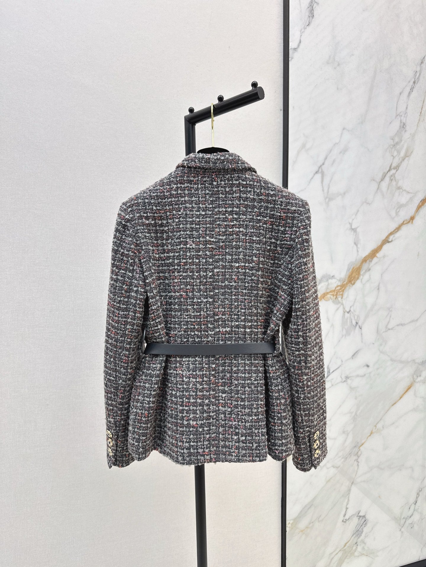 Ch 25ss woven belt jacket