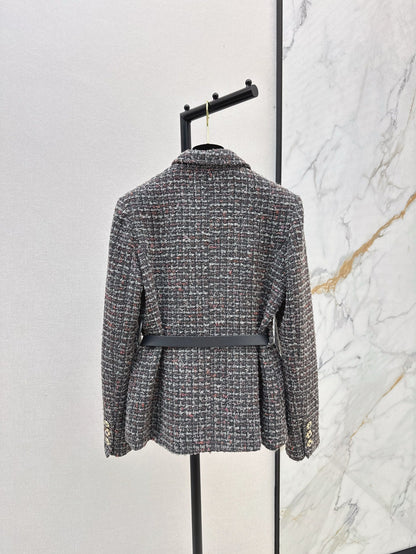 Ch 25ss woven belt jacket