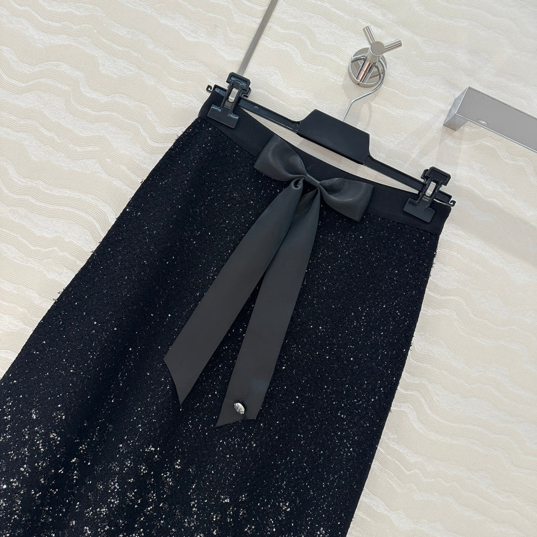 Ch 25ss beaded skirt