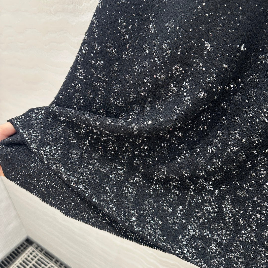 Ch 25ss beaded skirt