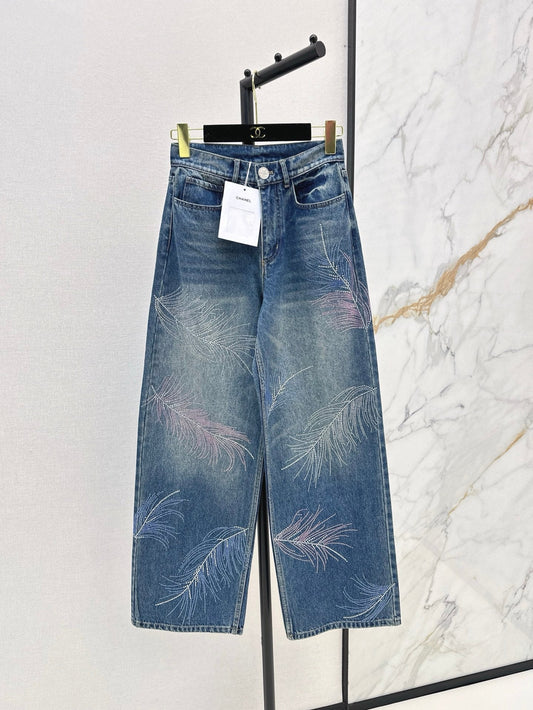 ch 25ss rhinestone jeans