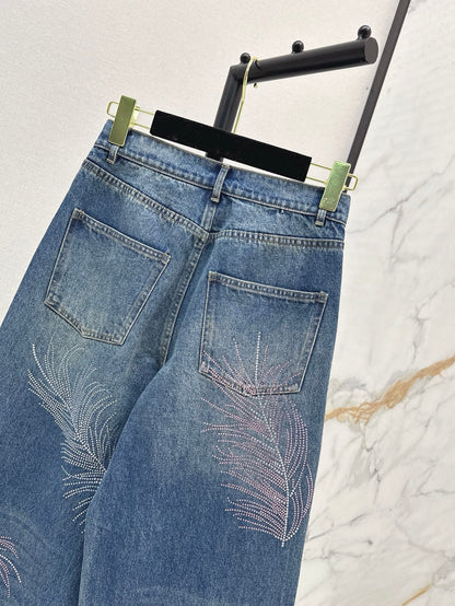 ch 25ss rhinestone jeans