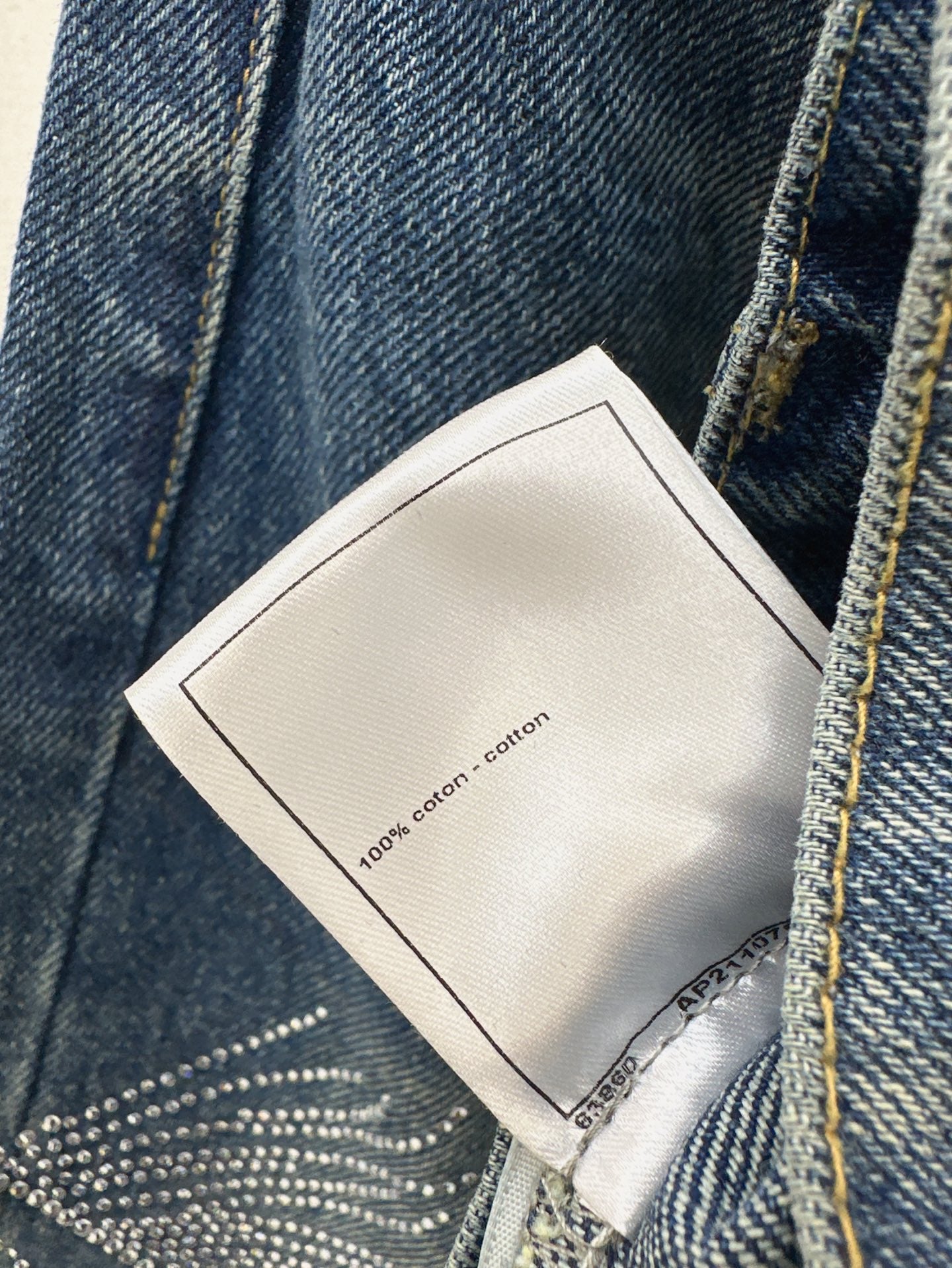 ch 25ss rhinestone jeans