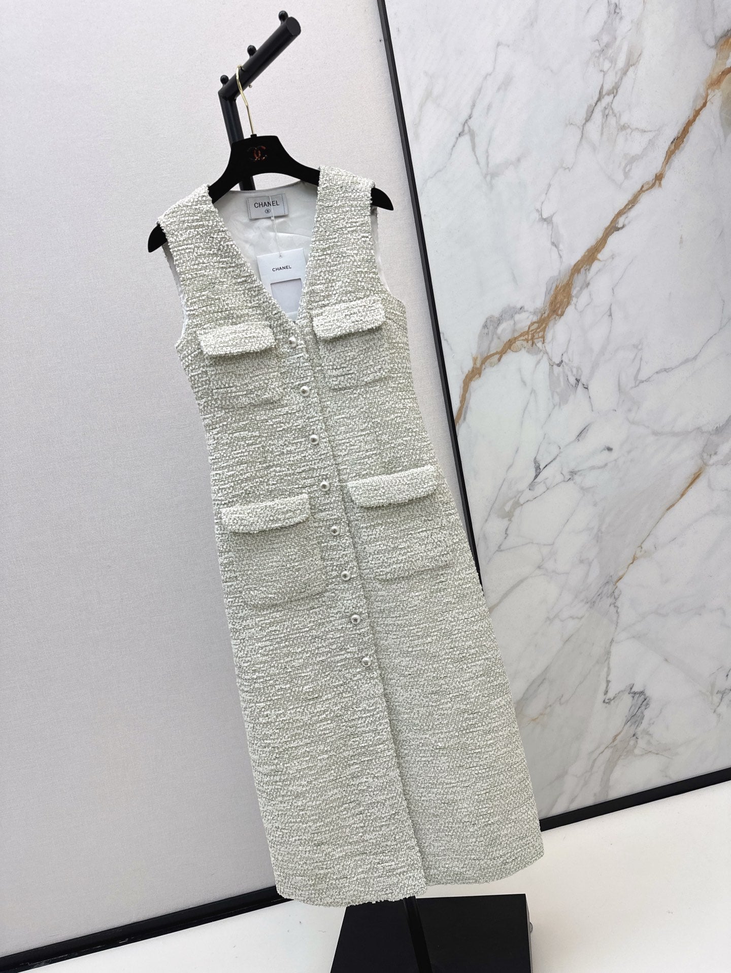 Ch 25ss woven shirt dress