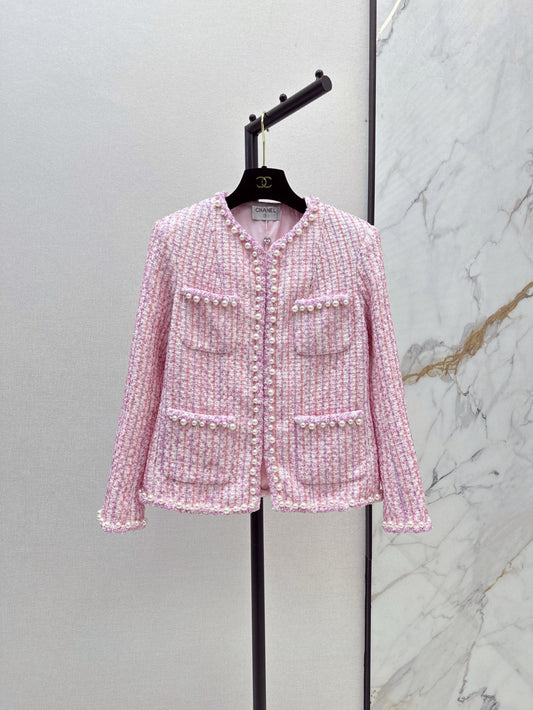 Ch 25ss pearl woven jacket