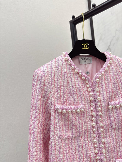 Ch 25ss pearl woven jacket