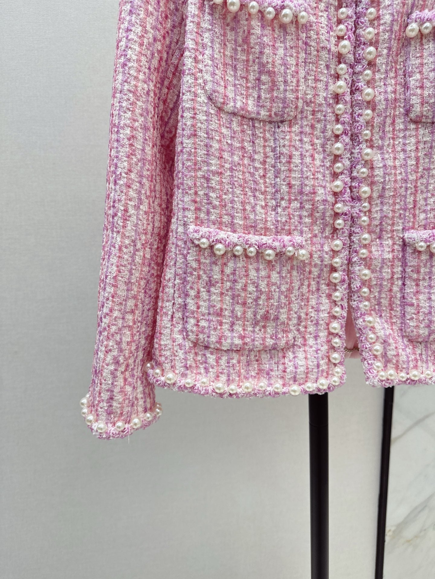 Ch 25ss pearl woven jacket