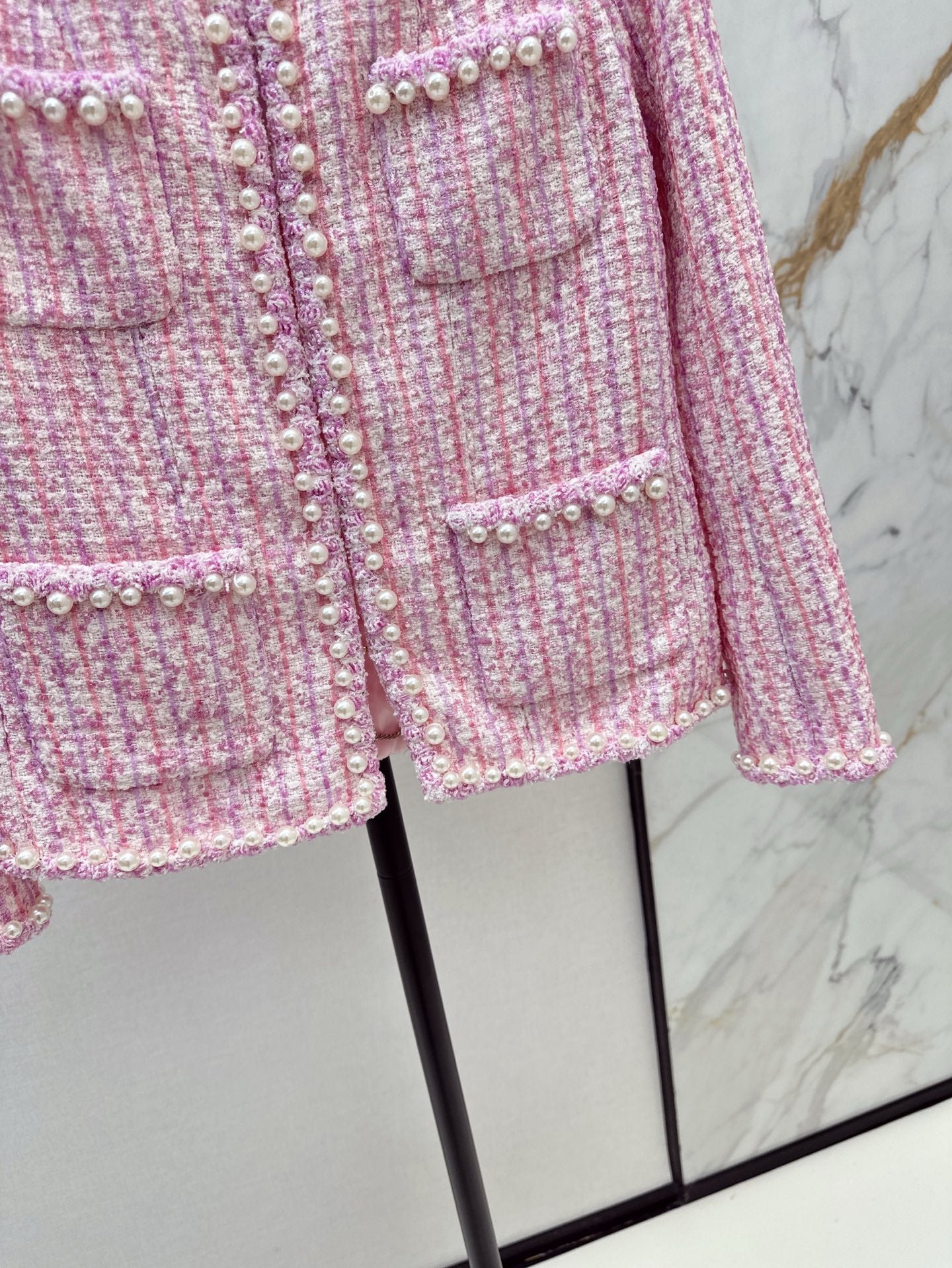 Ch 25ss pearl woven jacket